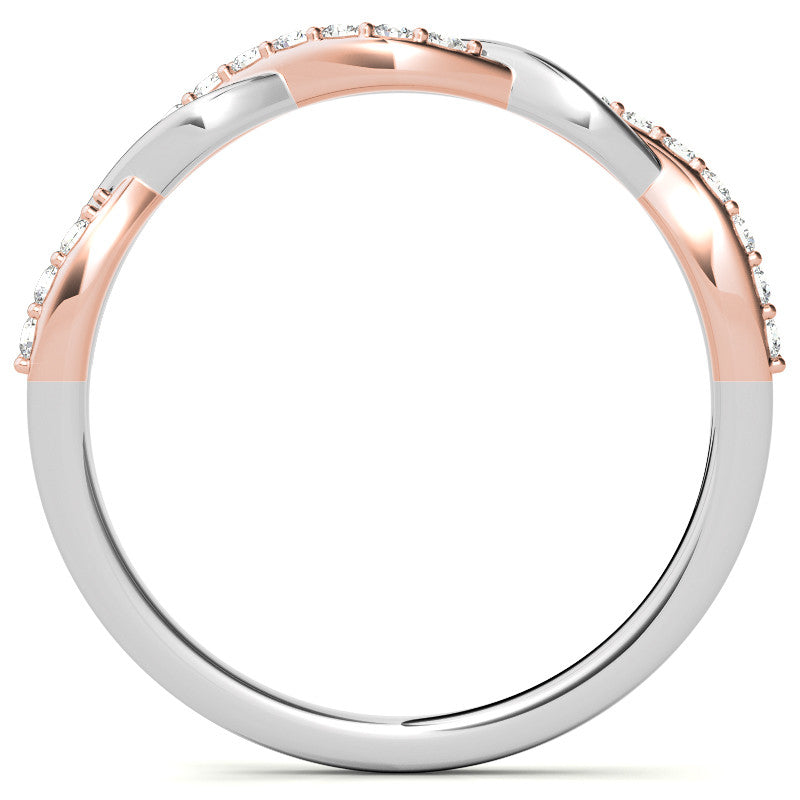 Petite Infinity Moissanite Stackable Band