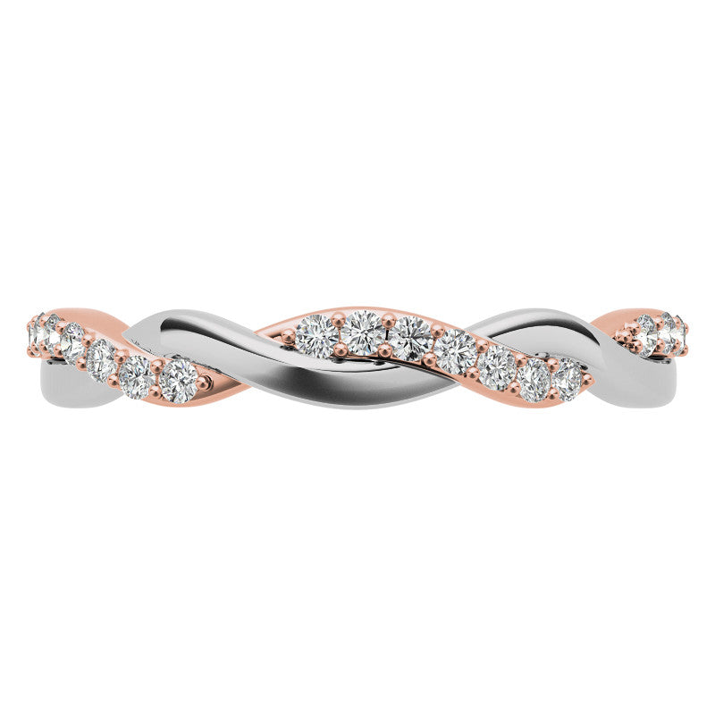 Petite Infinity Moissanite Stackable Band
