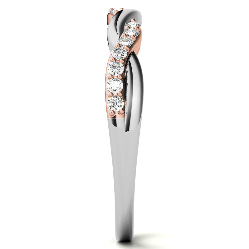 Petite Infinity Moissanite Stackable Band