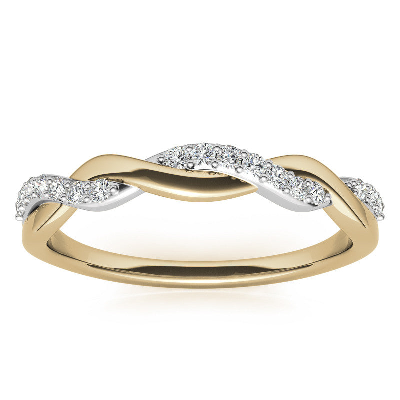 Petite Infinity Moissanite Stackable Band
