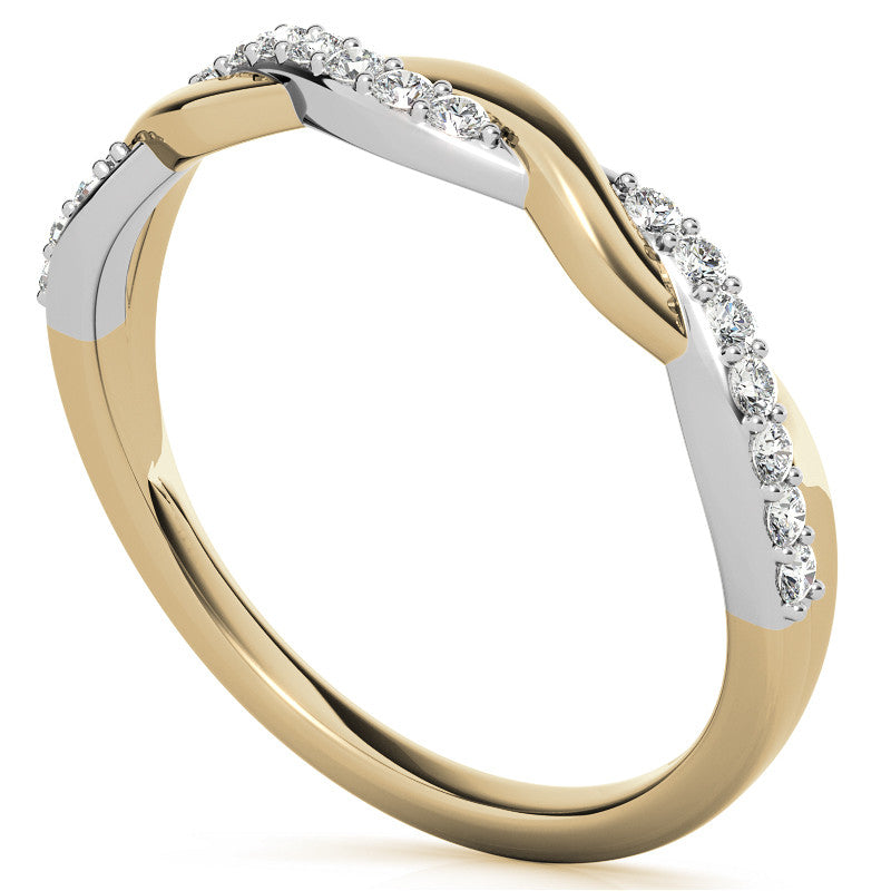 Petite Infinity Moissanite Stackable Band