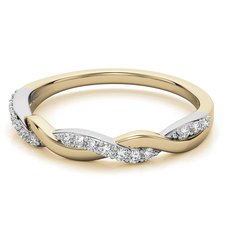 Petite Infinity Moissanite Stackable Band