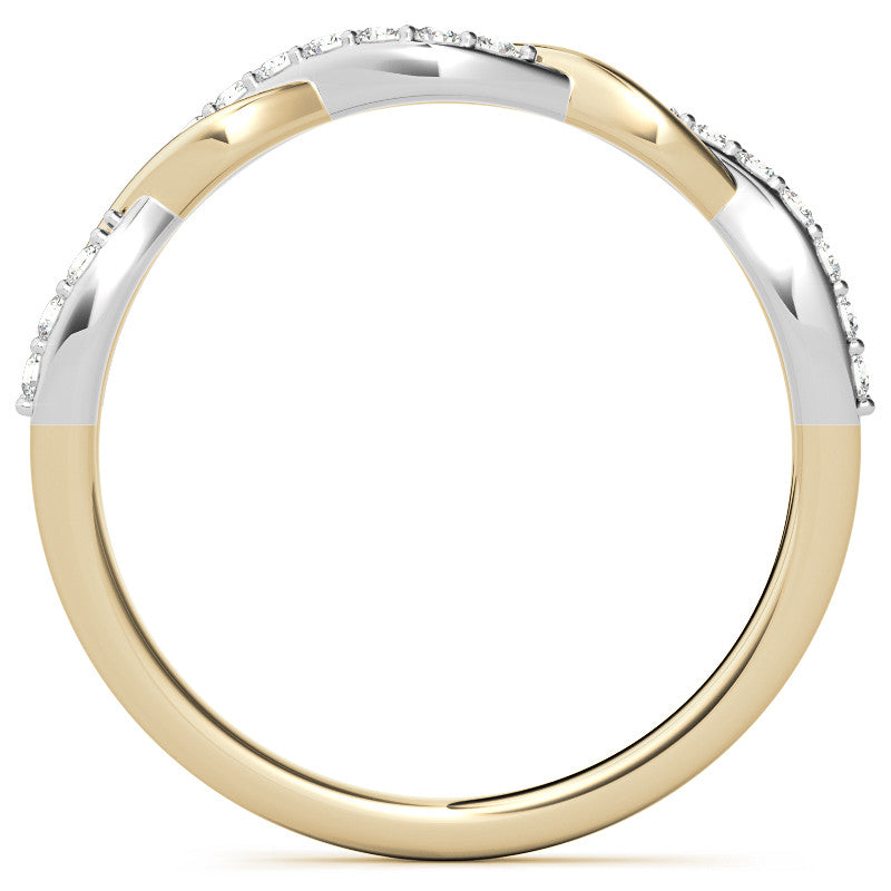 Petite Infinity Moissanite Stackable Band