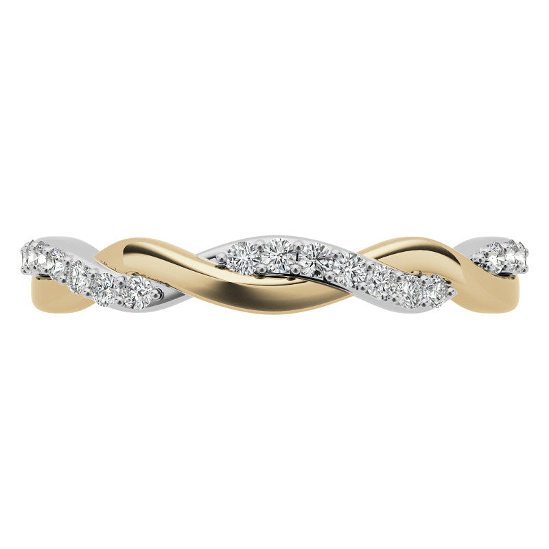 Petite Infinity Moissanite Stackable Band