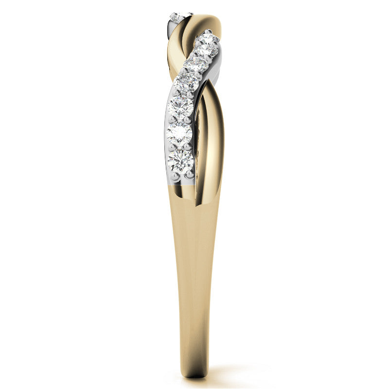 Petite Infinity Moissanite Stackable Band