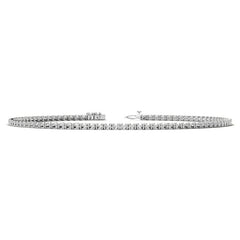 4-Prong 4.5mm Round Brilliant Moissanite Tennis Necklace 28.4ct - 35.3ct