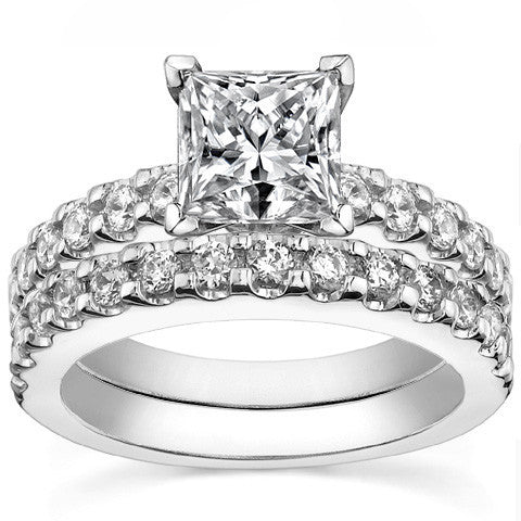 Round Brilliant Moissanite Engagement Ring Setting 0.72ct