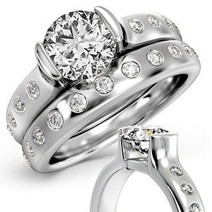 Modern Bezel Engagement Ring